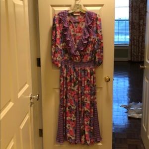 Assorti for Susan Freis Vintage maxi dress